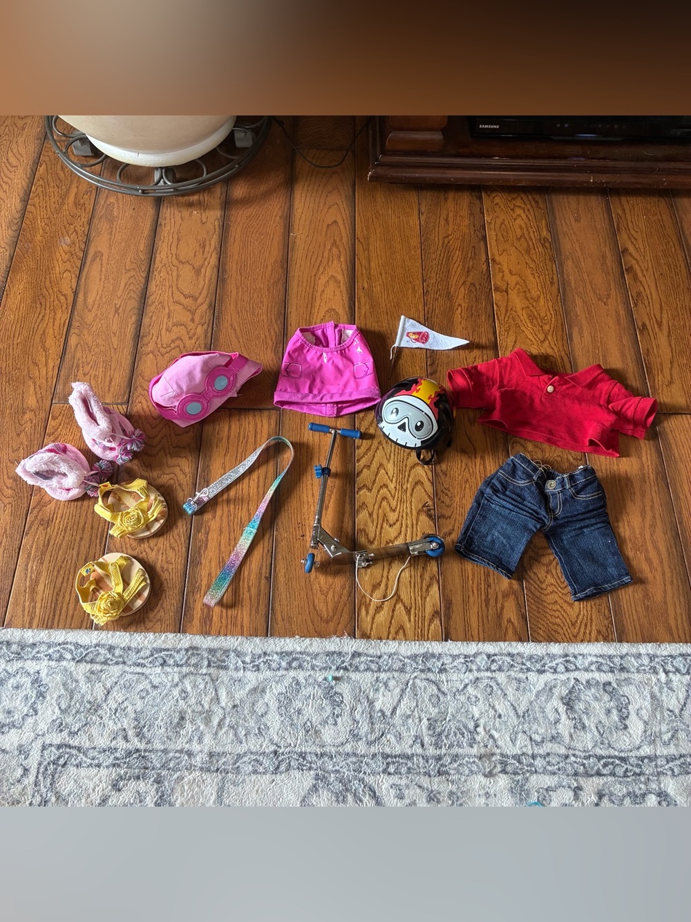 Build a Bear clothing and accessory bundle